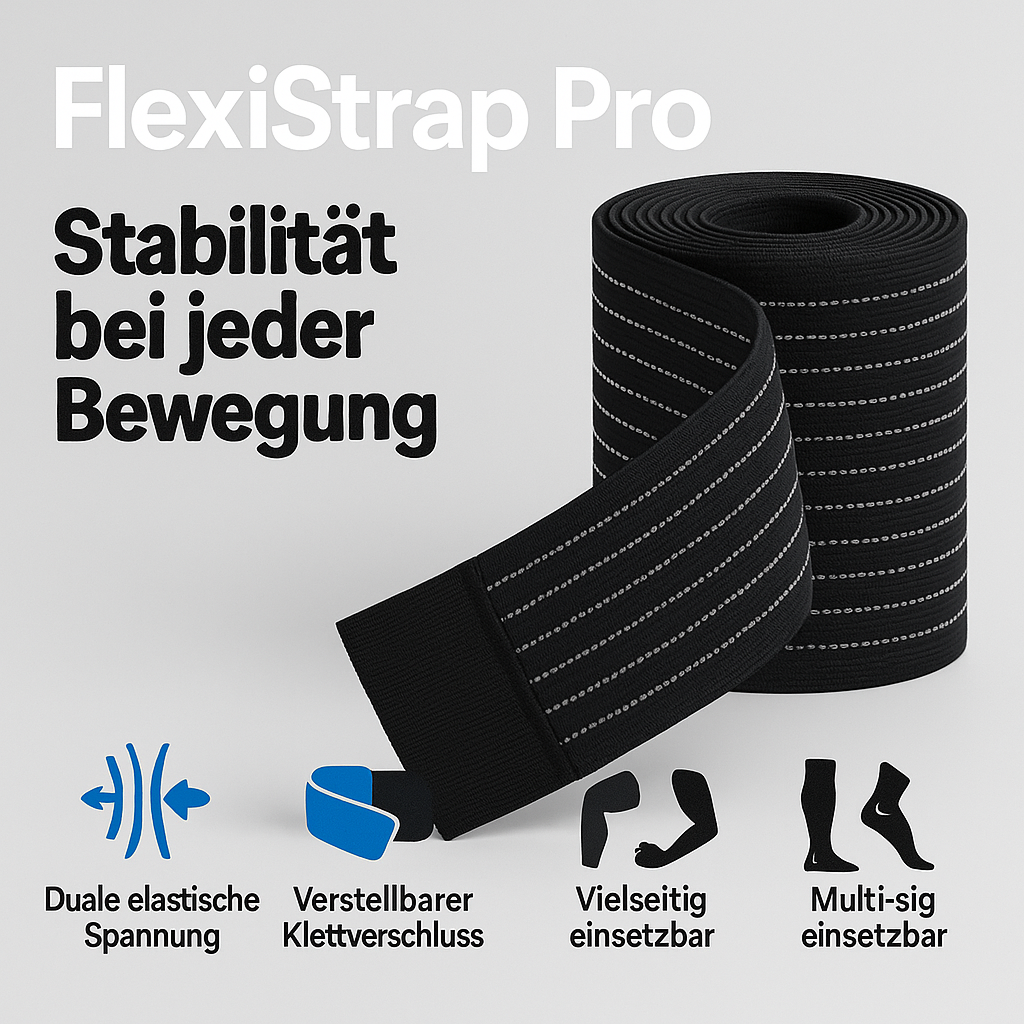 FlexiStrap Pro - die Kompressionsbandage 120cm